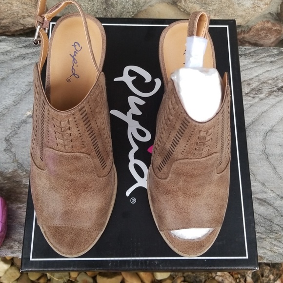 🛑SIZE 6 🛑SLINGBACK FAUX SUEDE BOOTIES - Picture 7 of 8